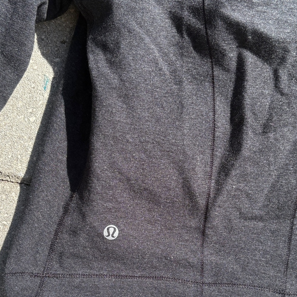 lululemon athletica Charcoal Hooded Sweater - Picture 6 of 7